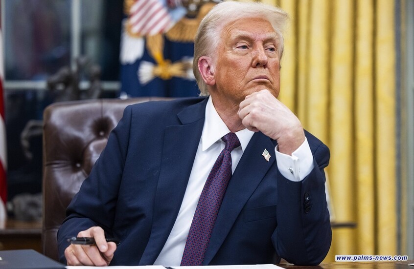 البيت الأبيض يوضح سبب كدمة ترامب على ظهر يده اليمنى 